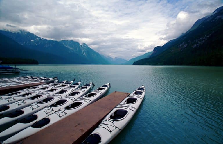 Sea kayak tours are offered in Prince William sound